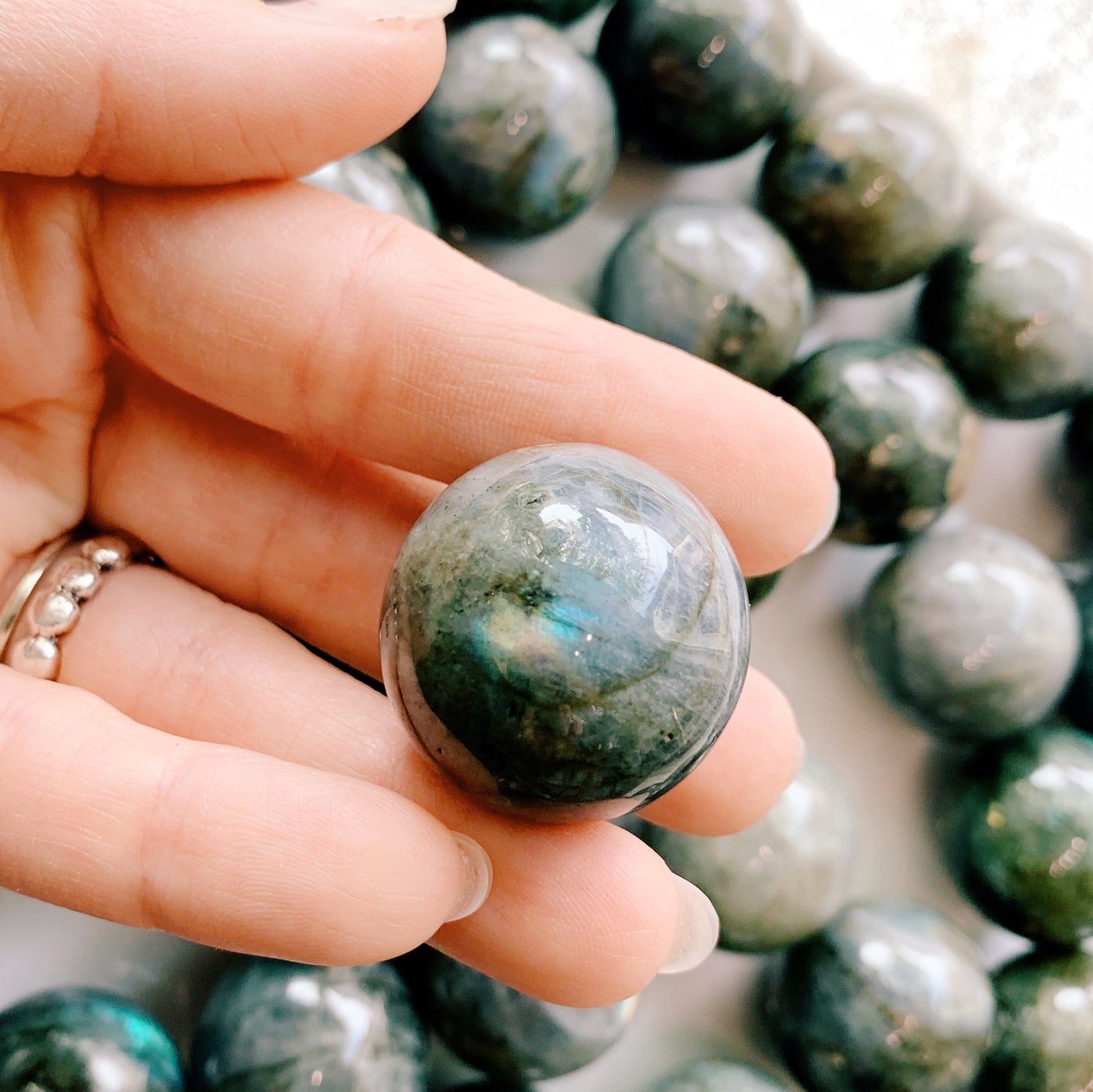 Labradorite Spheres