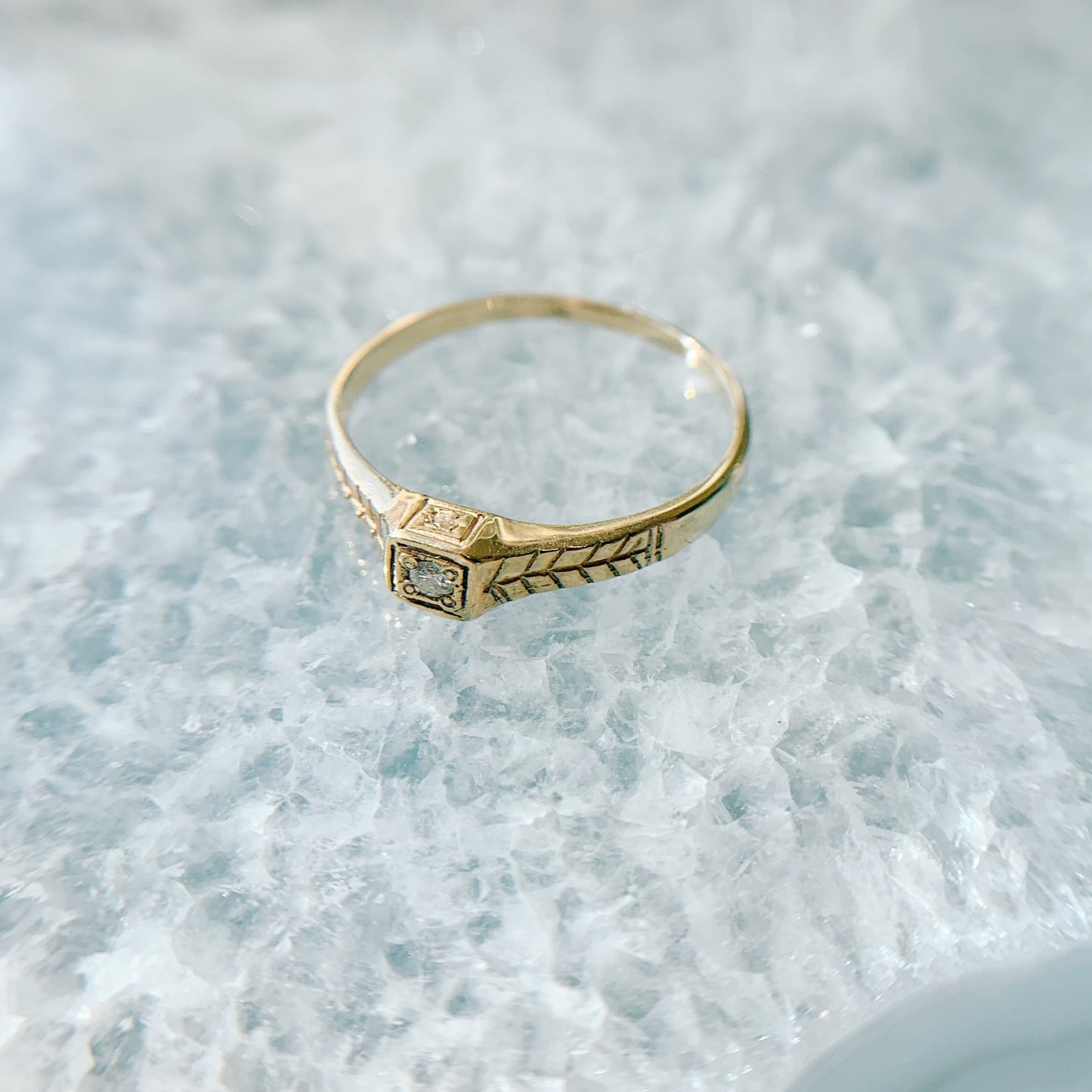 Tiniest Diamond Ring
