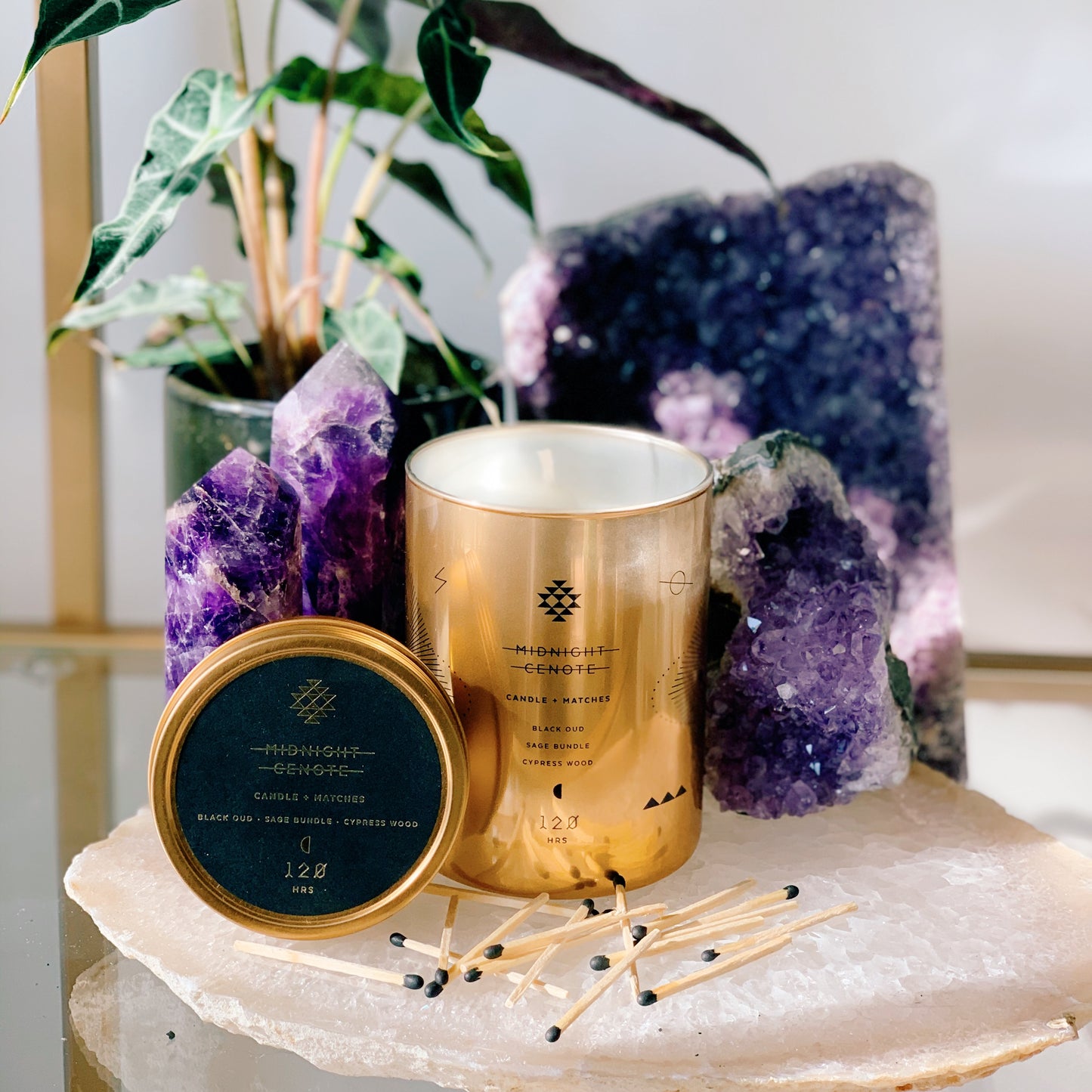 Totem Candles w/Match Tin