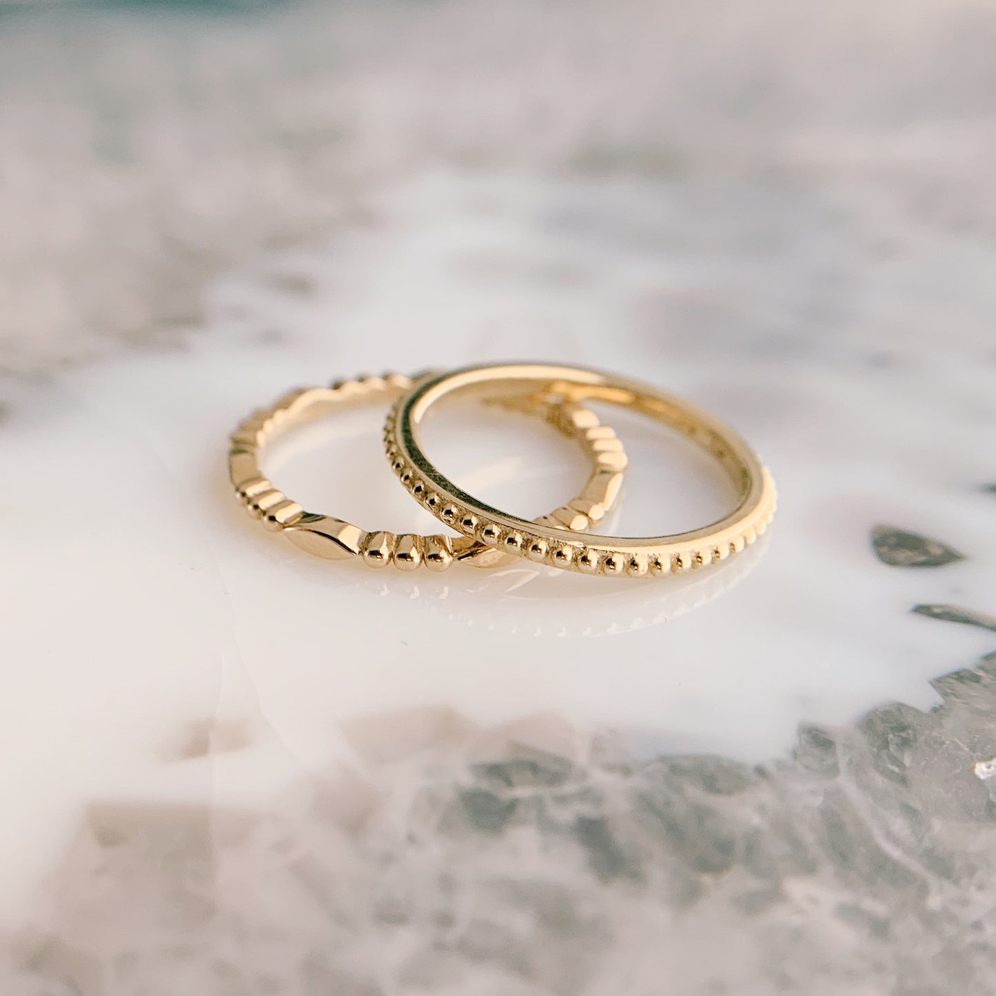 Marquise Beaded Band