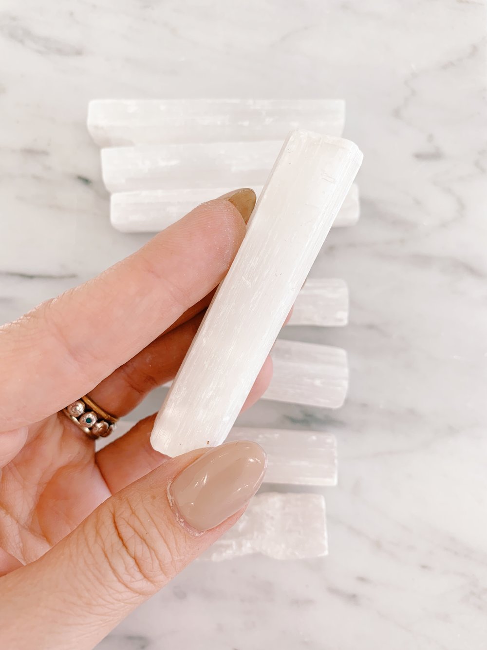Selenite Wand Small
