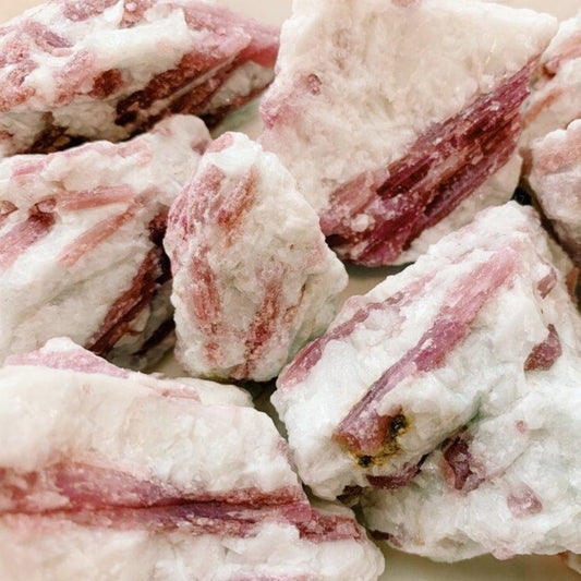 Pink Tourmaline in  Quartz