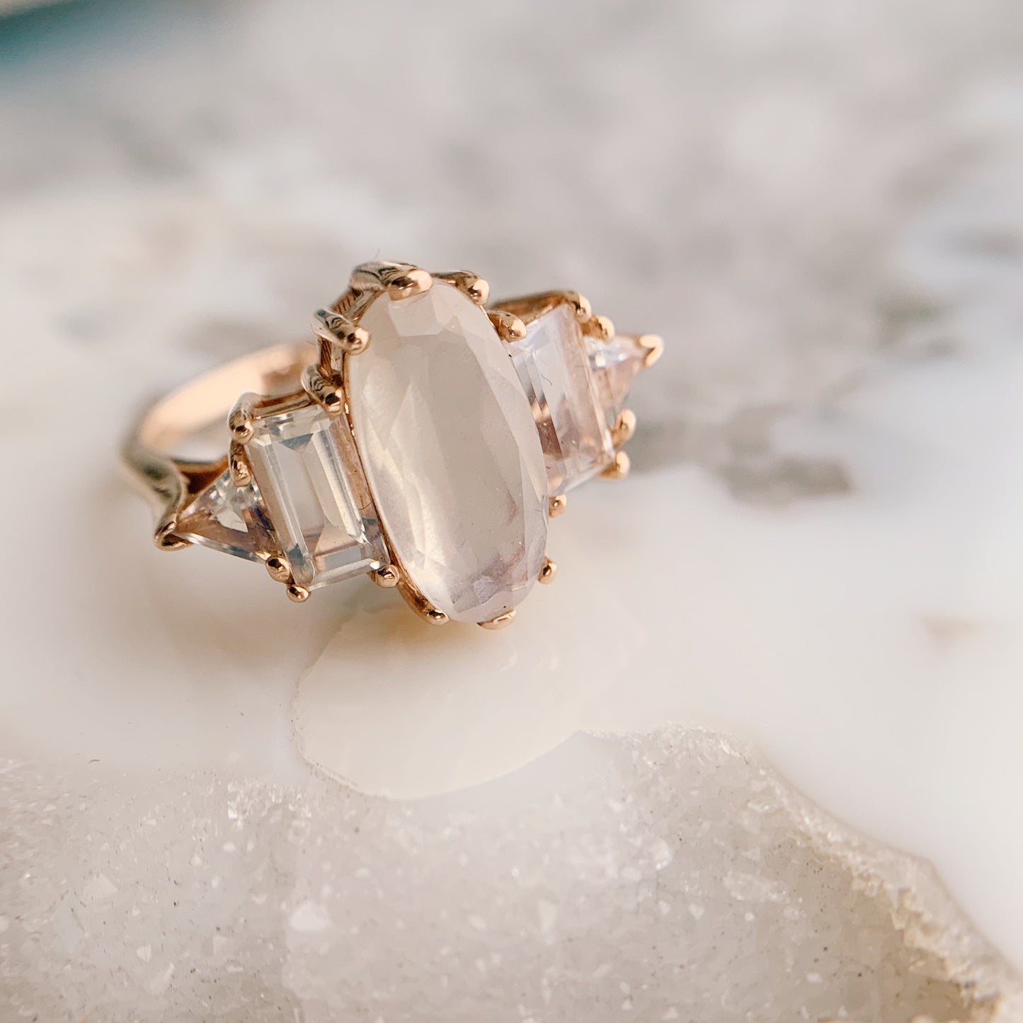 Theda Moonstone Ring
