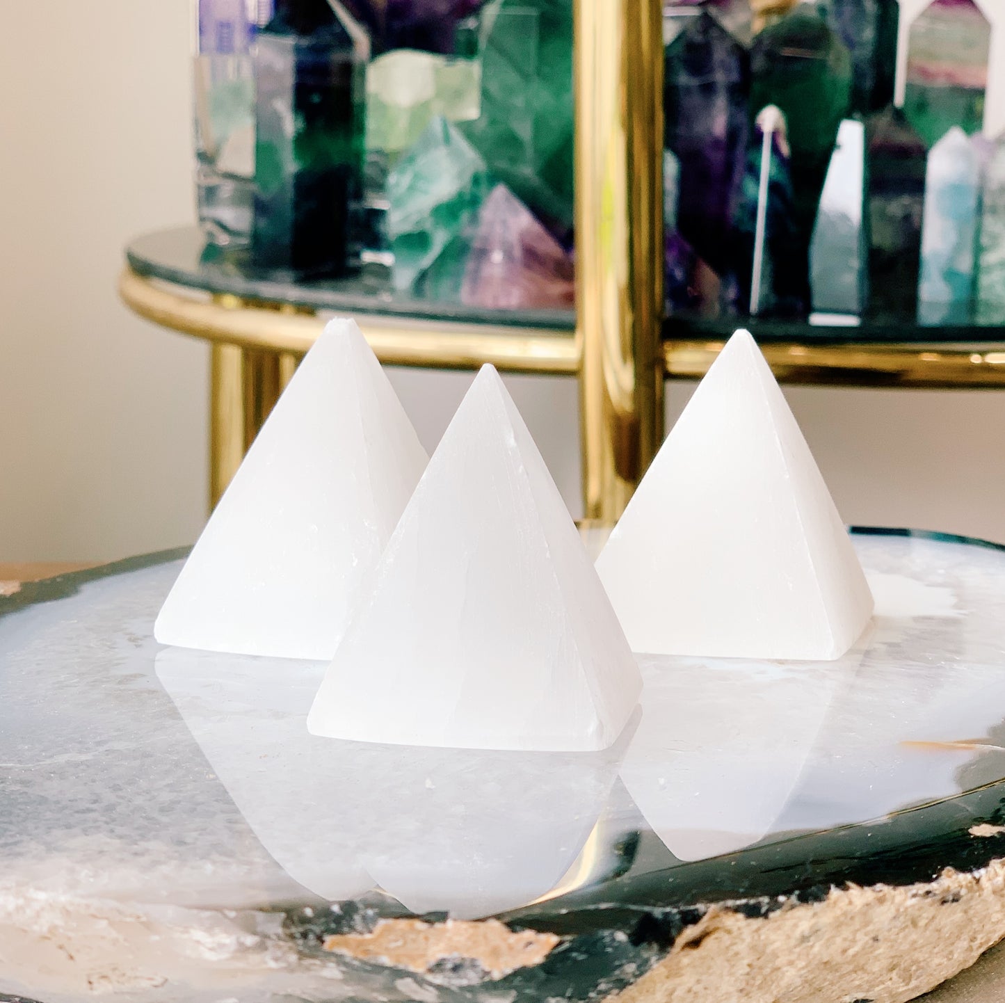 Selenite Pyramid
