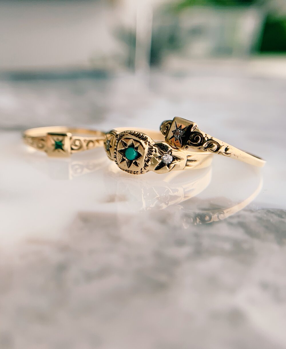 Fayette Victorian Midi Ring