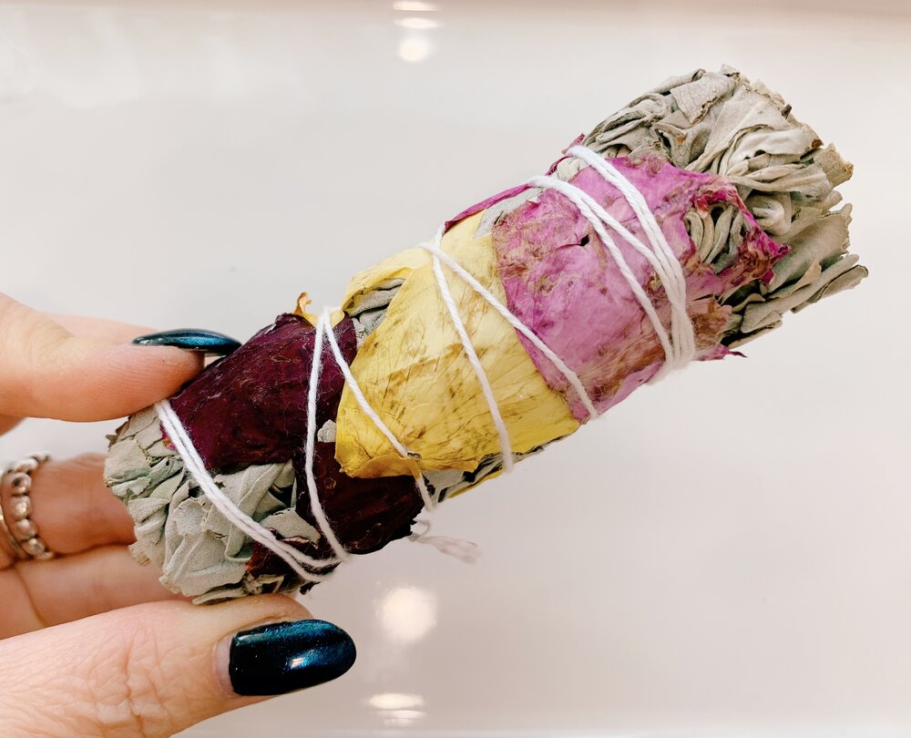 Rose Petal White Sage Bundle