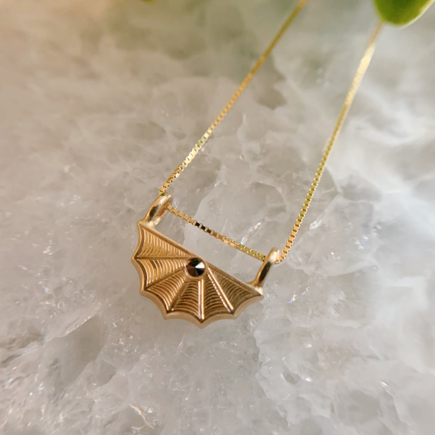 Weaver Spider Web Necklace