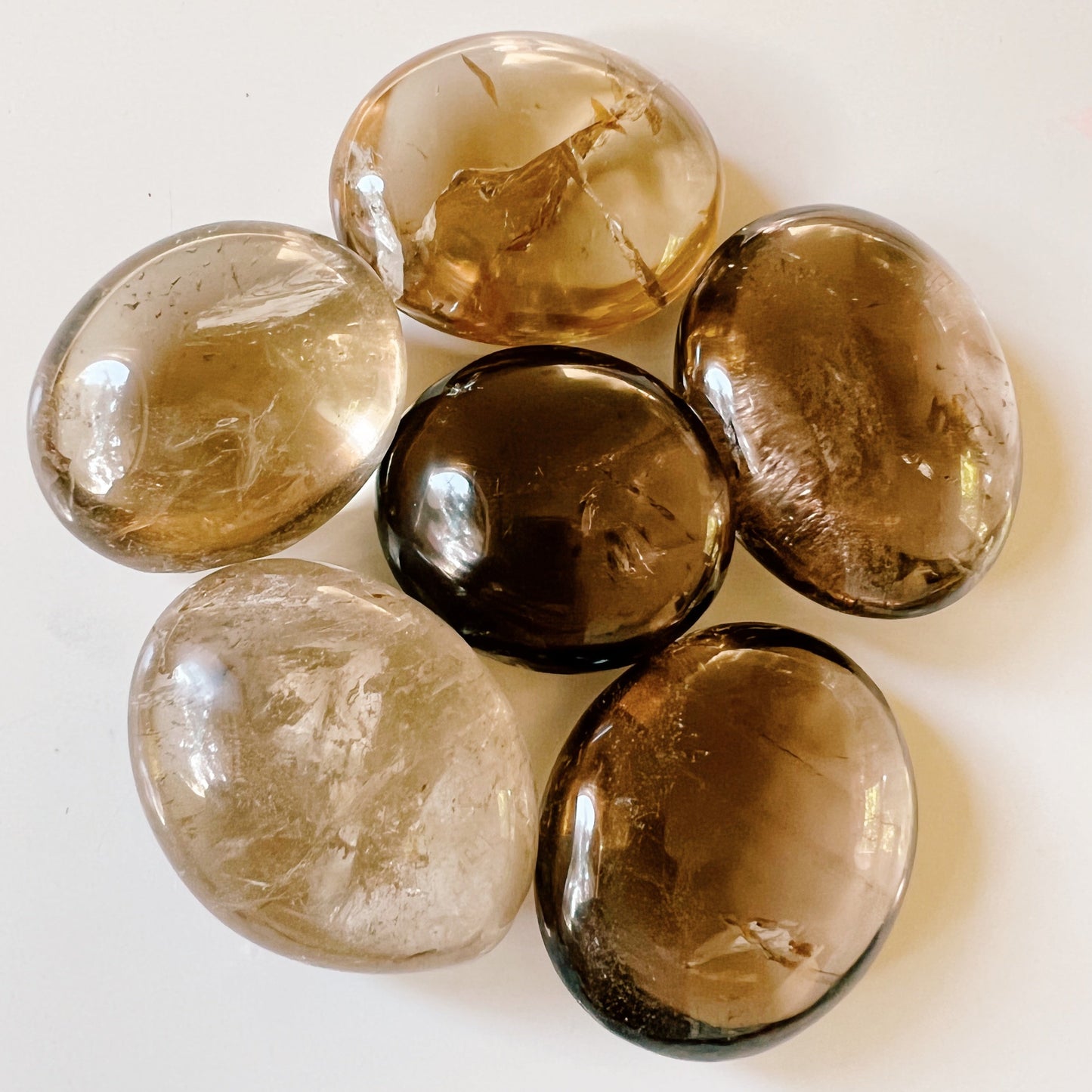 Citrine Palm Stone