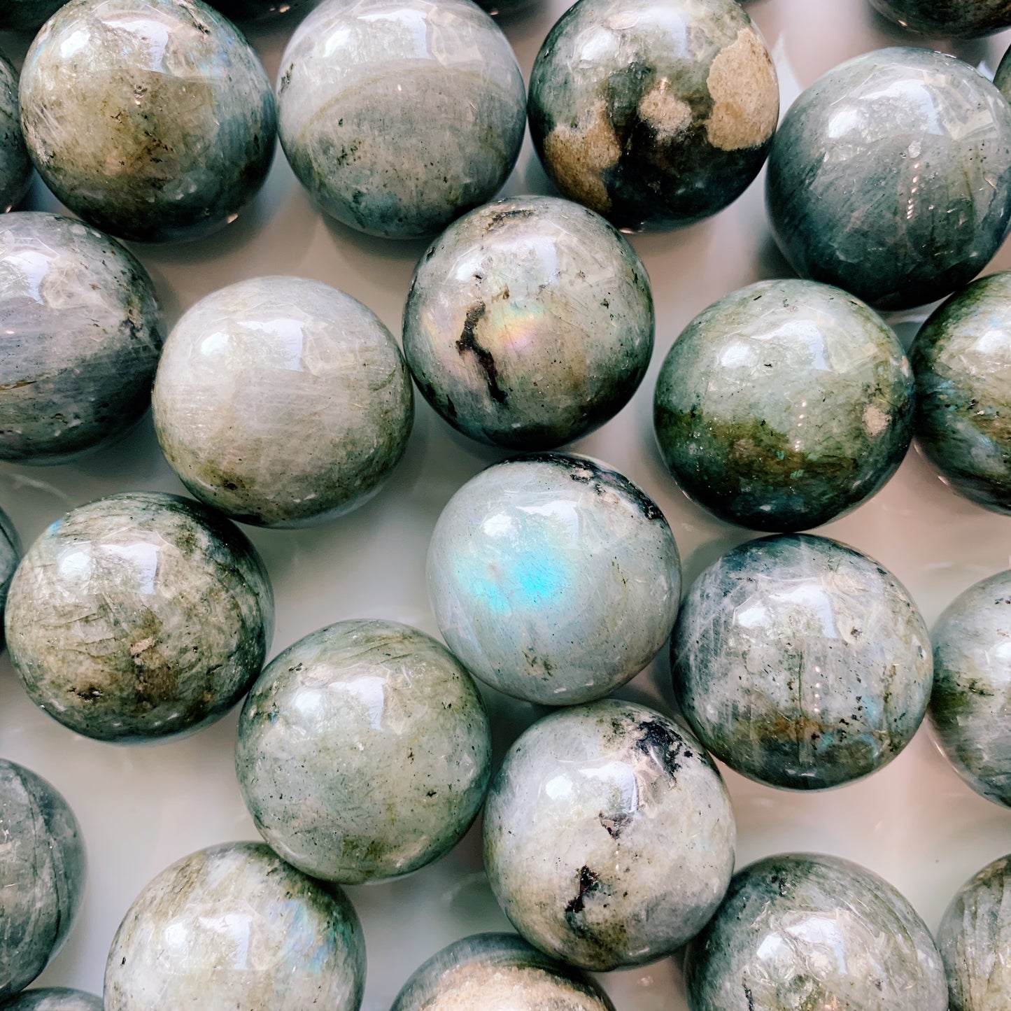Labradorite Spheres