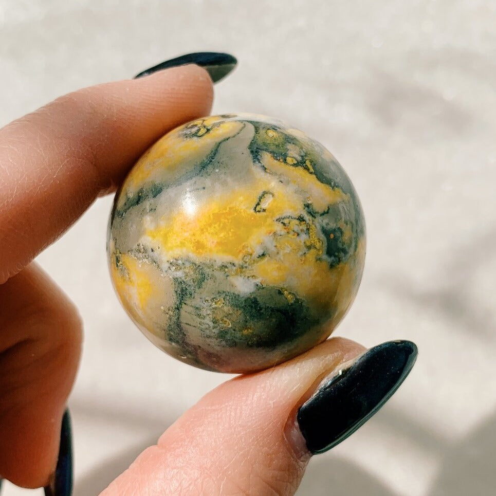 Bumble Bee Jasper Sphere