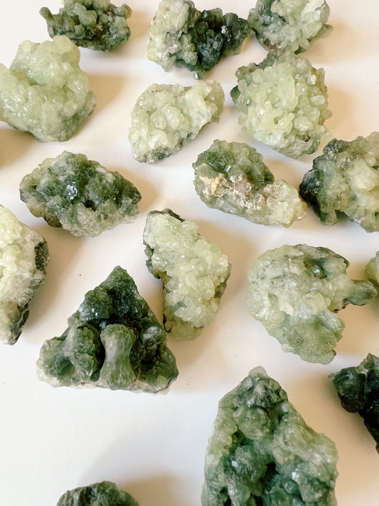 Prehnite Natural Cluster