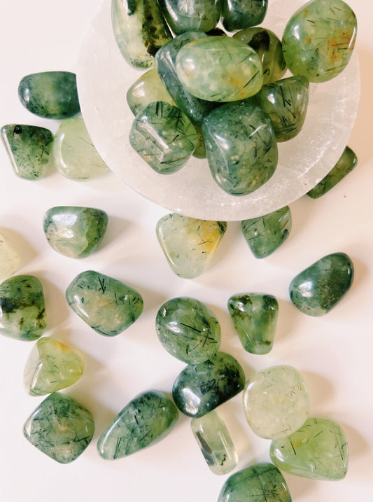 Prehnite Tumbled Stone