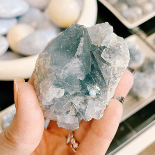 Blue Celestite Geode