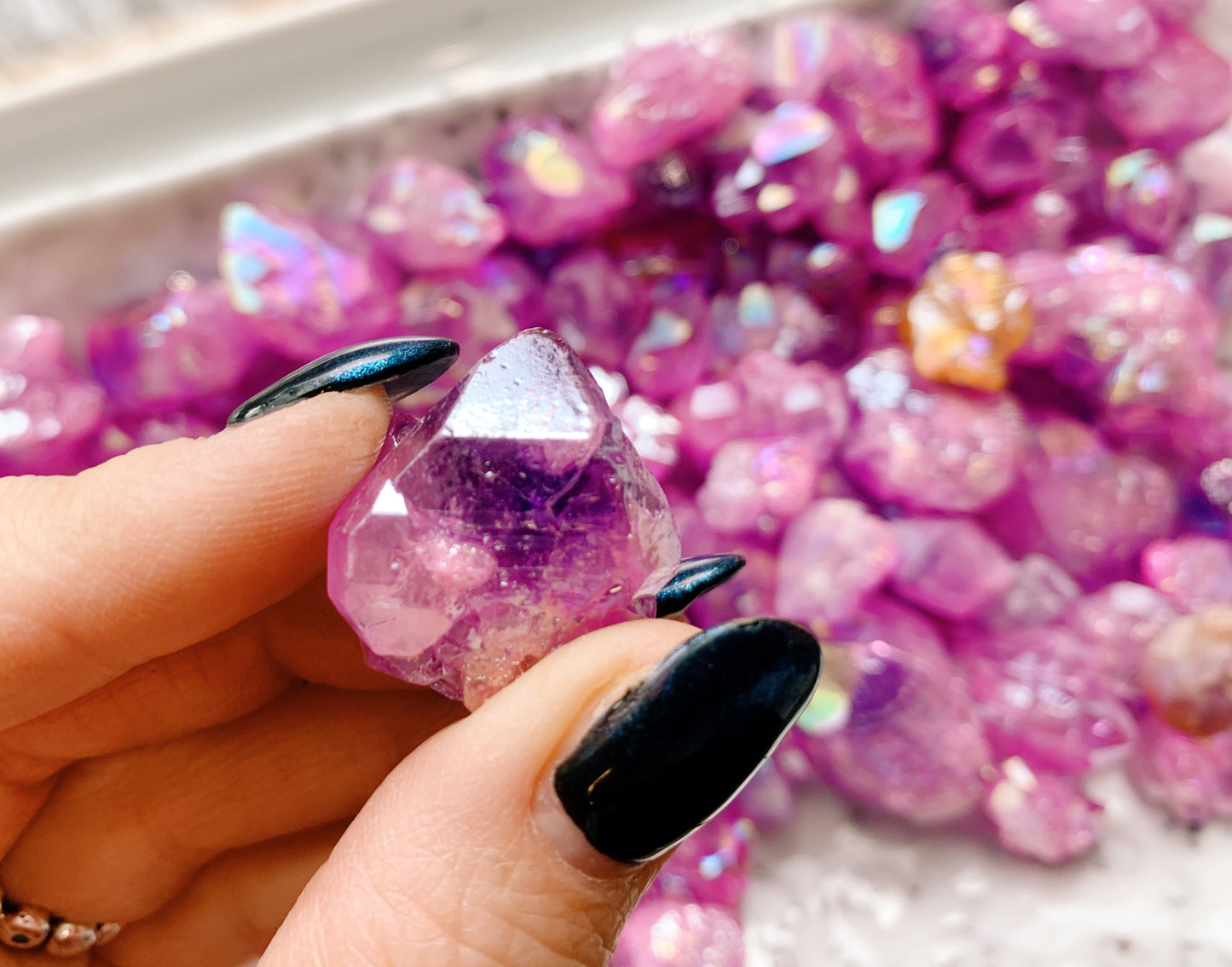 Aura Quartz Chunk - Purple