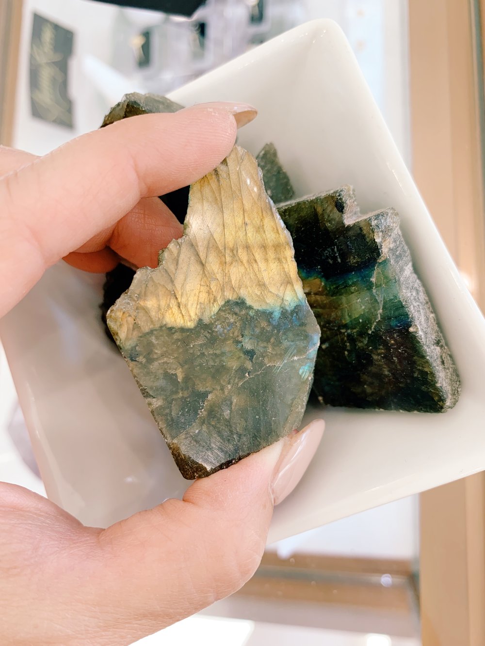 Labradorite Standing Raw Stone