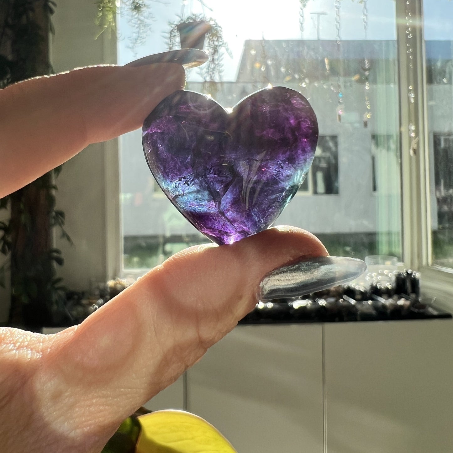 Fluorite Heart