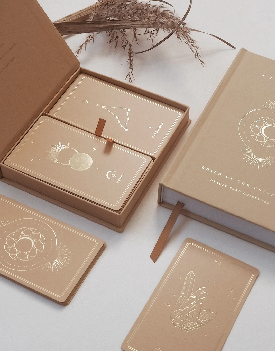 Child Of The Universe' Honey Gold Edition • Oracle Deck & Book