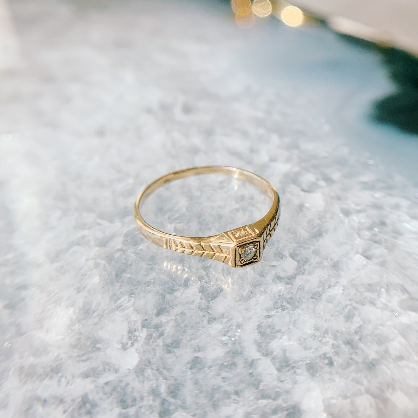 Tiniest Diamond Ring