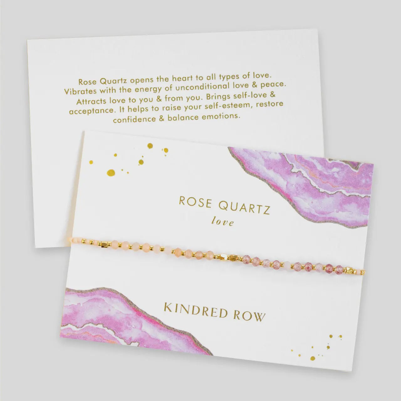 Rose Quartz Stacking Bracelet