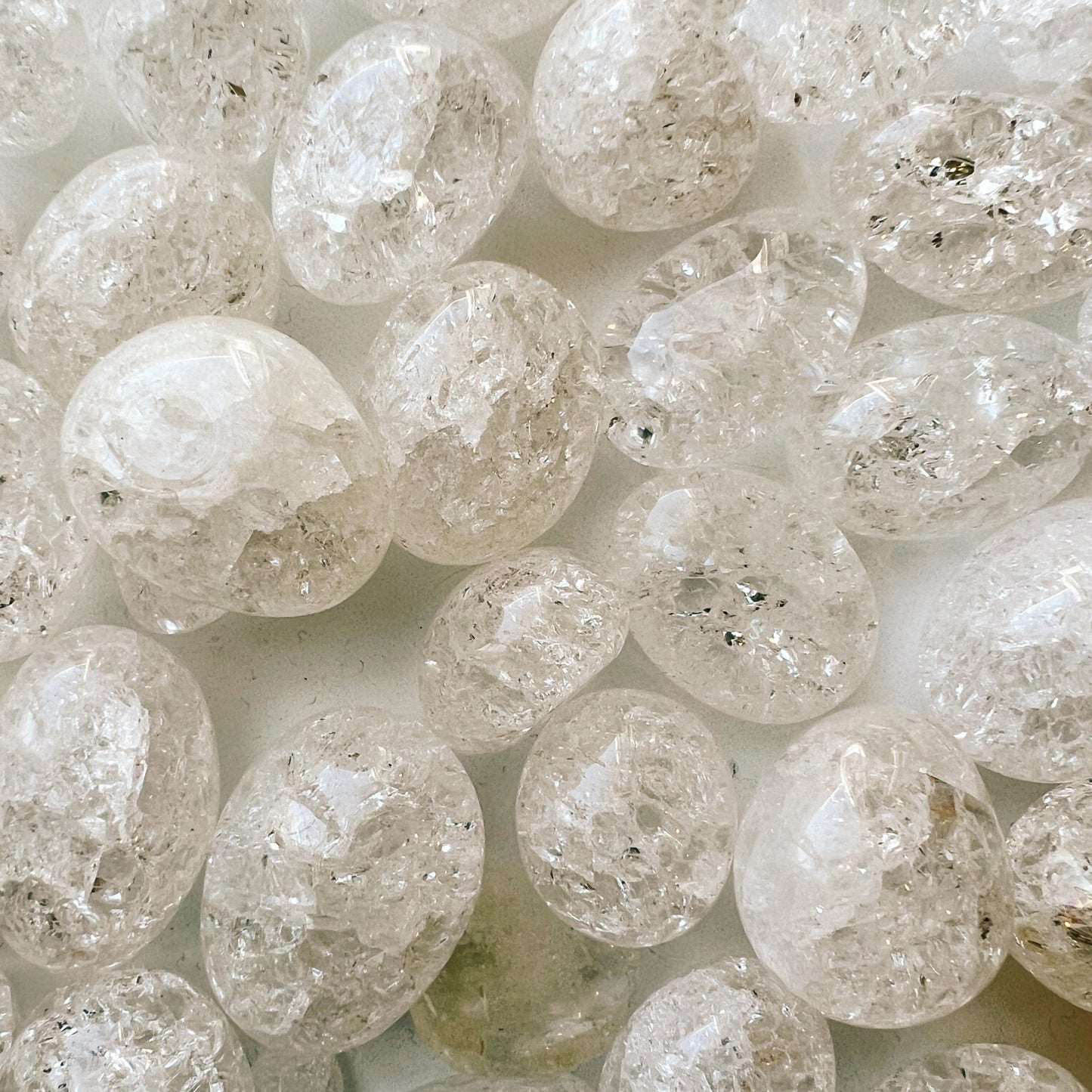 Cracked Quartz Tumbled