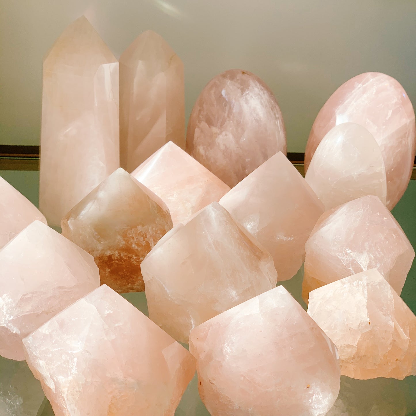 Rose Quartz Cut Point