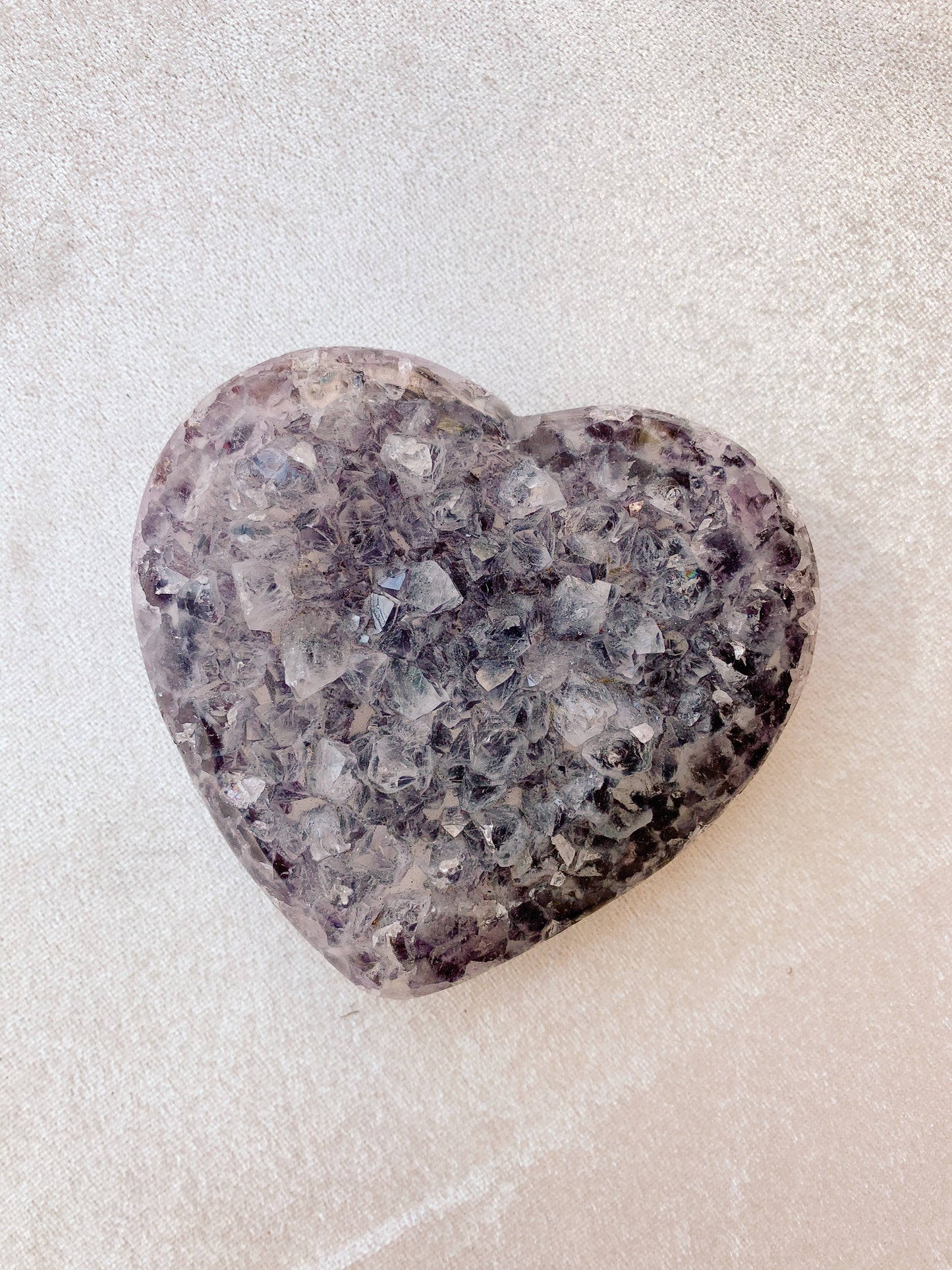 Amethyst Heart Cluster