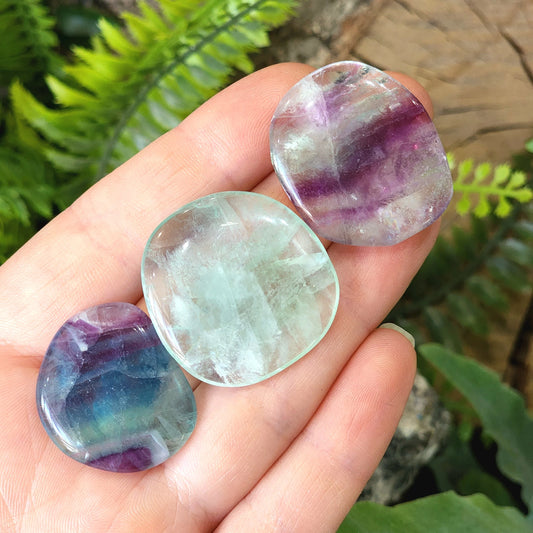 Fluorite Flat Stone