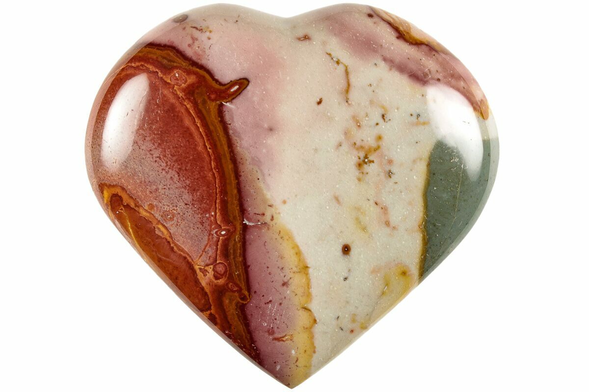 Polychrome Jasper Heart
