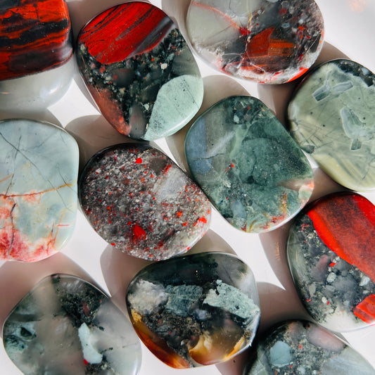 Bloodstone Flat Stone
