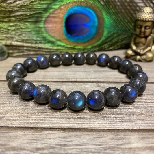 Labradorite Beaded Bracelet