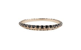 Ring of Salt Ring in Black Diamond by Sofia Zakia