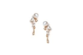 Shimmer Pearl Earrings by Sofia Zakia