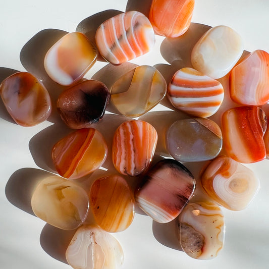 Carnelian Flat Stone