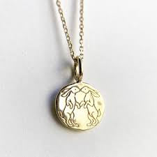 Kissing Rabbits Necklace by Digby & Iona