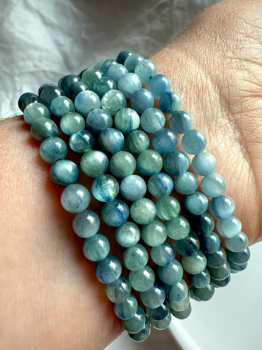 Green Kyanite Beaded Bracelet