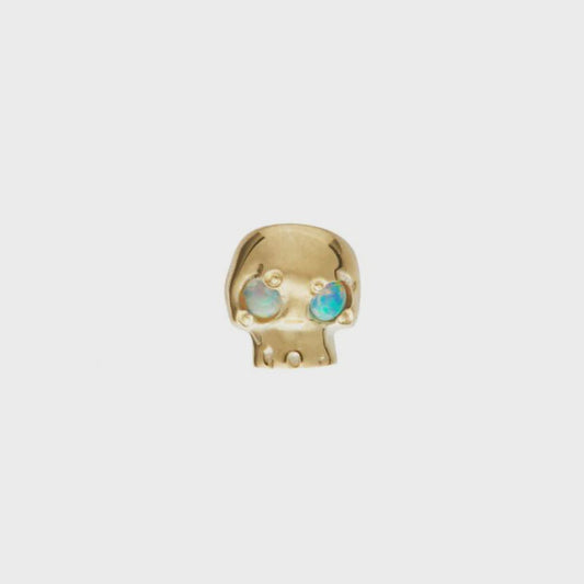 Mini Skull Earring - single