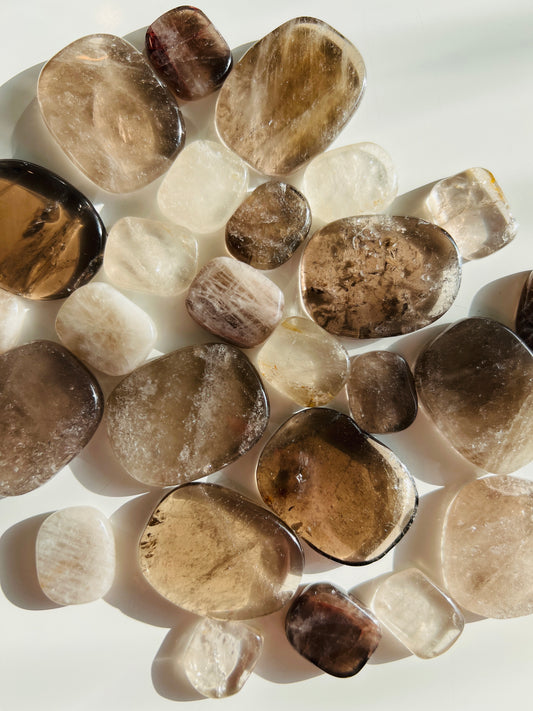 Smoky Quartz Flat Stone
