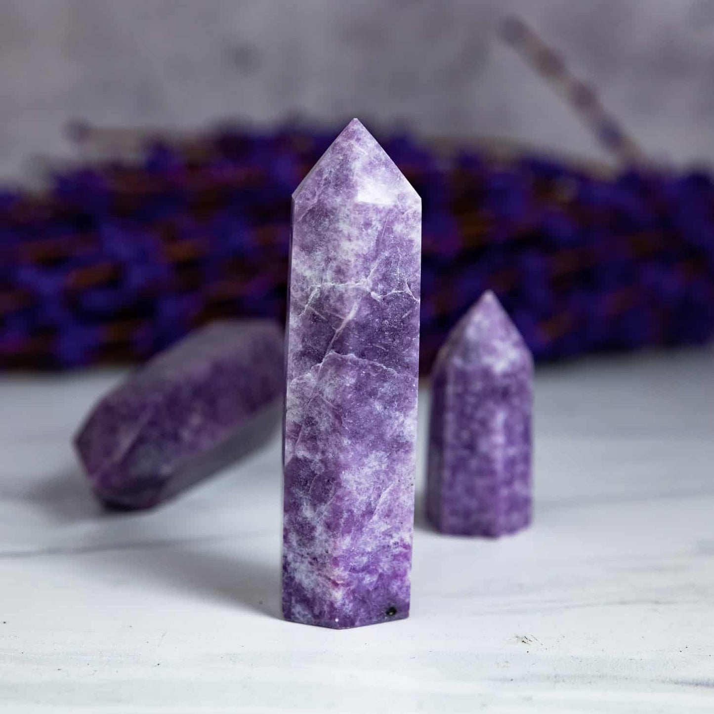 Lepidolite Tower