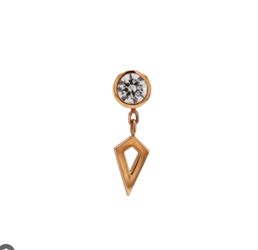 Scipion Threadless End Earring or Body Jewelry by Auris