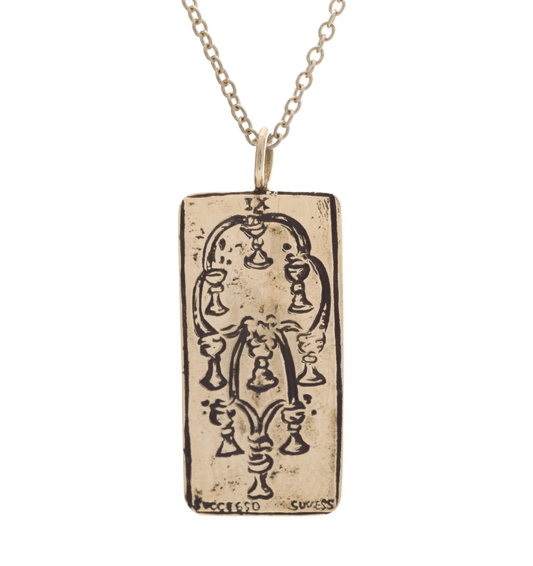 Nine of Cups Tarot Necklace by Sofia Zakia