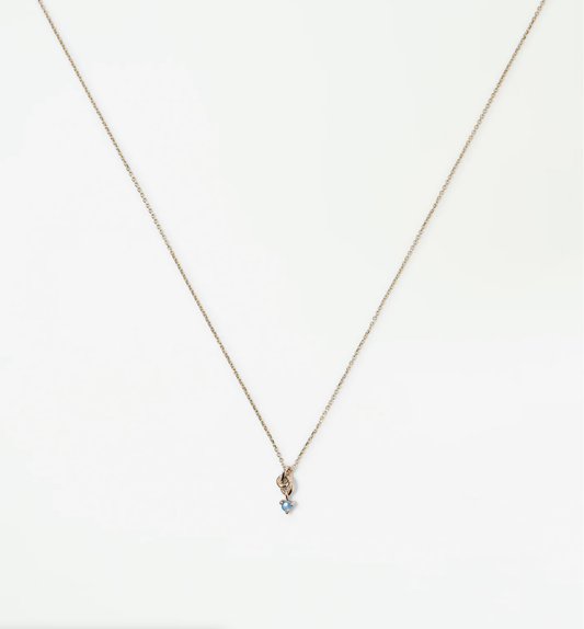 Little Ode Opal Necklace by Wwake