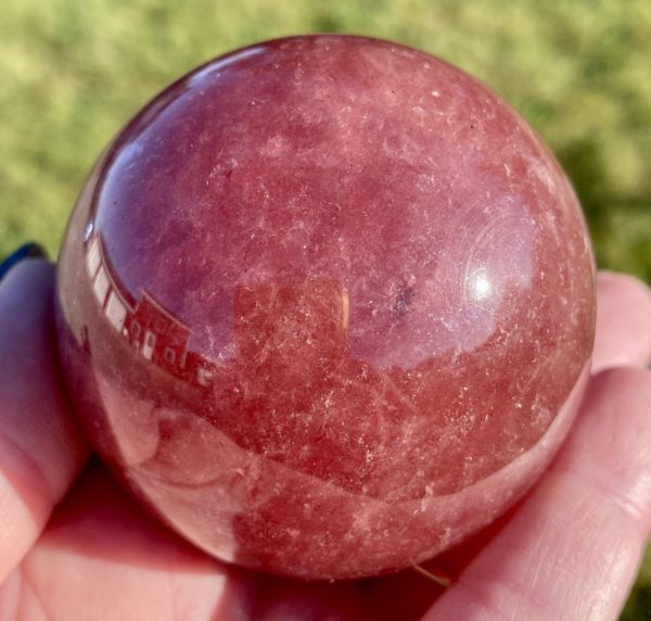 Strawberry Quartz Sphere