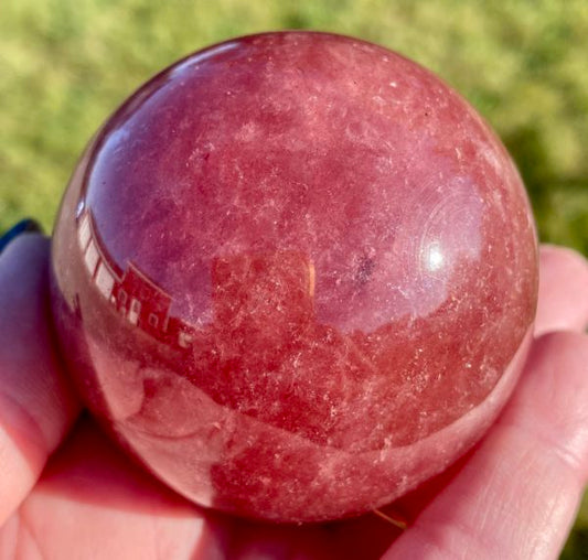 Strawberry Quartz Sphere