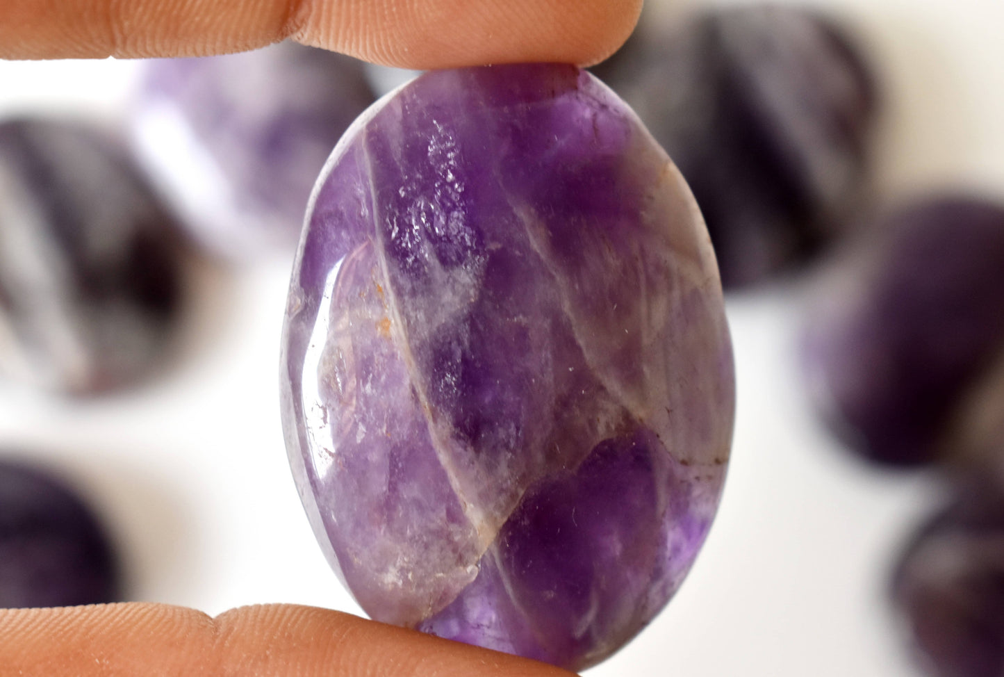 Amethyst Flat Stone