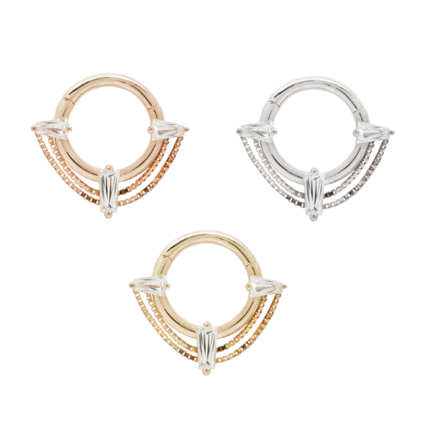 Fetish Septum Clicker or Daith Body Jewelry by Buddha Organics