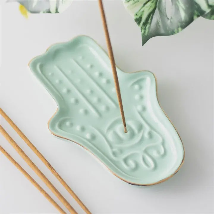 Hamsa Incense Holder