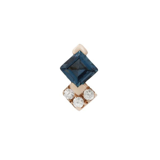 Vivienne Threadless End Earring or Body Jewelry by Buddha Organics