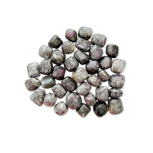 Tumbled Astrophyllite Garnet