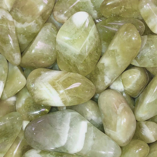Tumbled Prasiolite