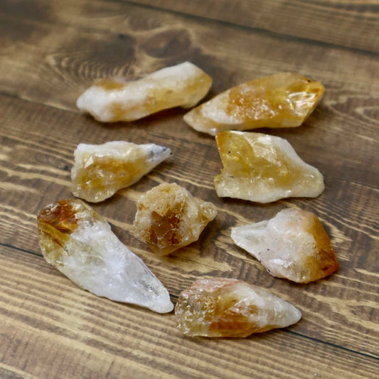 Citrine Raw Points